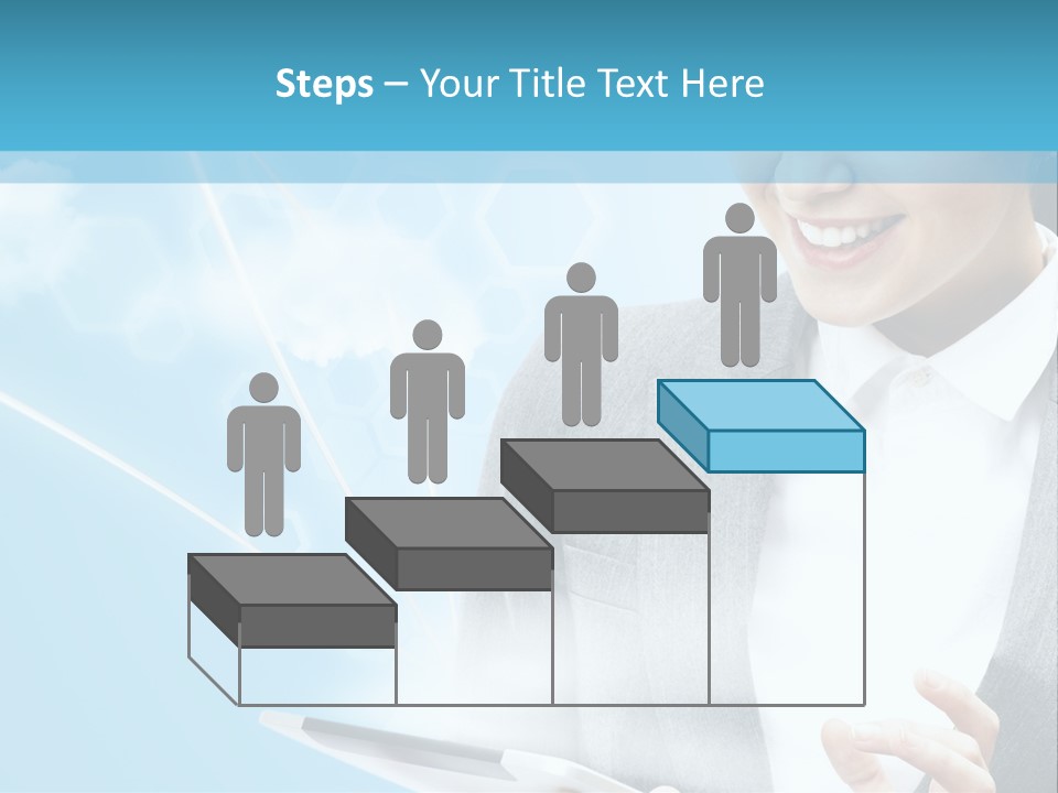 Technology Touchscreen Service PowerPoint Template