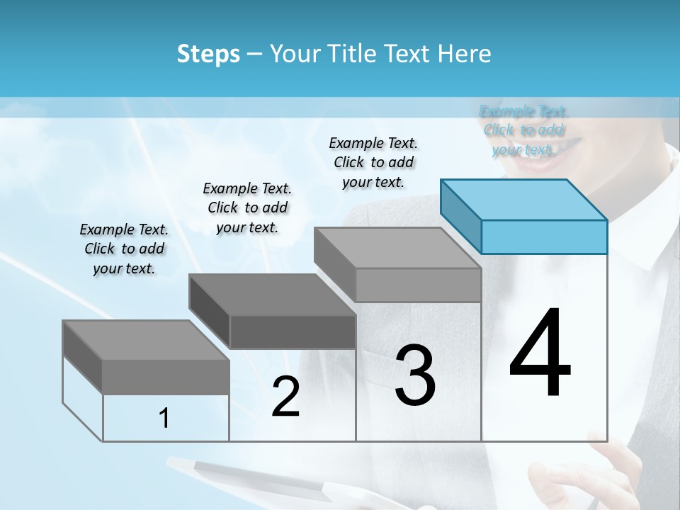 Technology Touchscreen Service PowerPoint Template