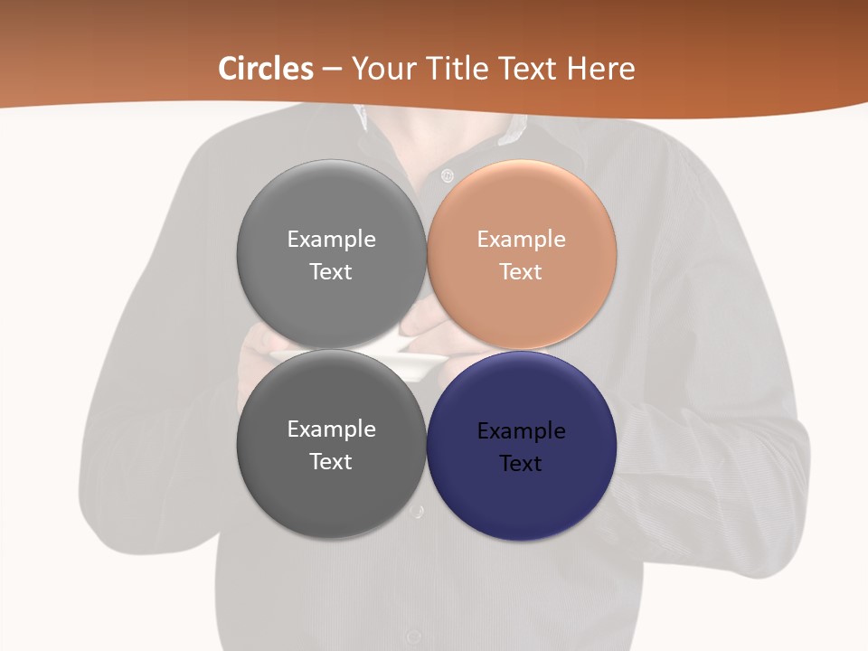 A Man Holding A Cup Of Coffee Powerpoint Template PowerPoint Template