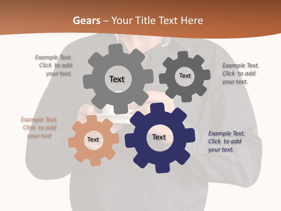 A Man Holding A Cup Of Coffee Powerpoint Template PowerPoint Template