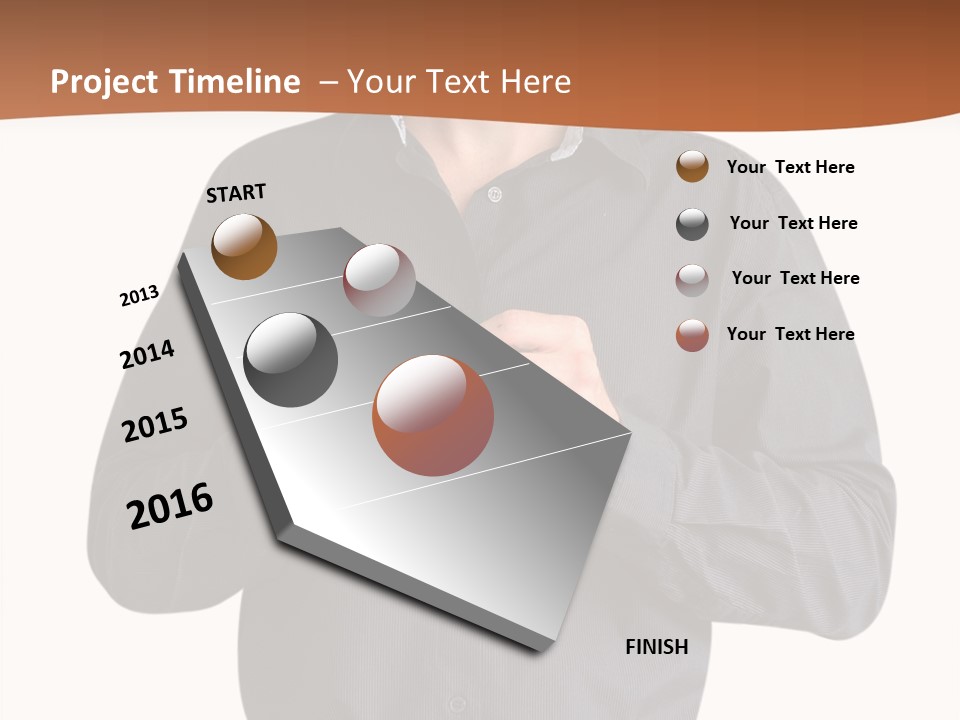 A Man Holding A Cup Of Coffee Powerpoint Template PowerPoint Template