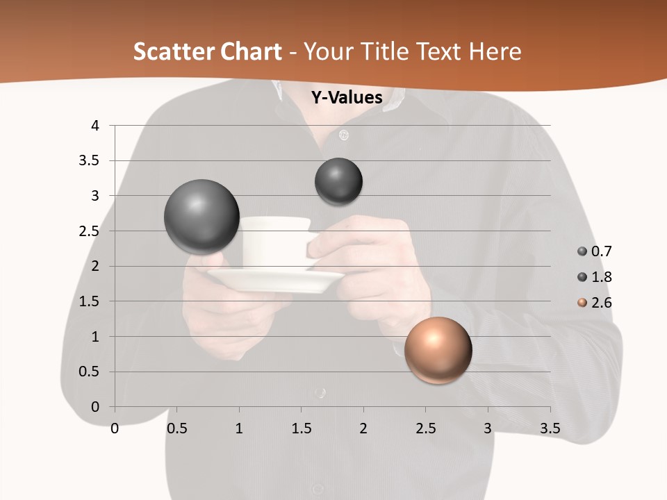 A Man Holding A Cup Of Coffee Powerpoint Template PowerPoint Template