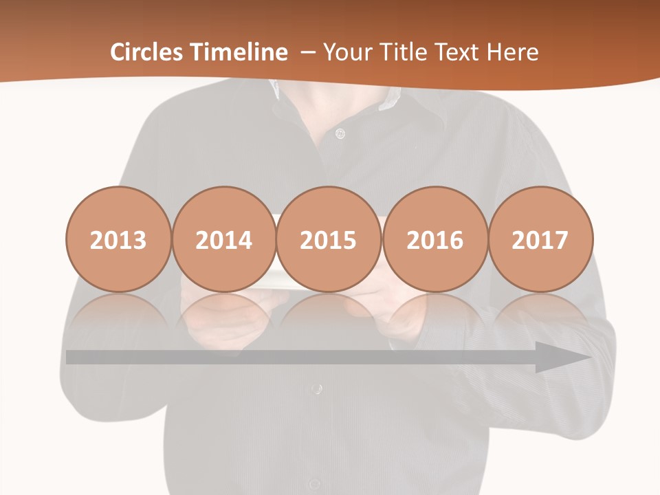 A Man Holding A Cup Of Coffee Powerpoint Template PowerPoint Template