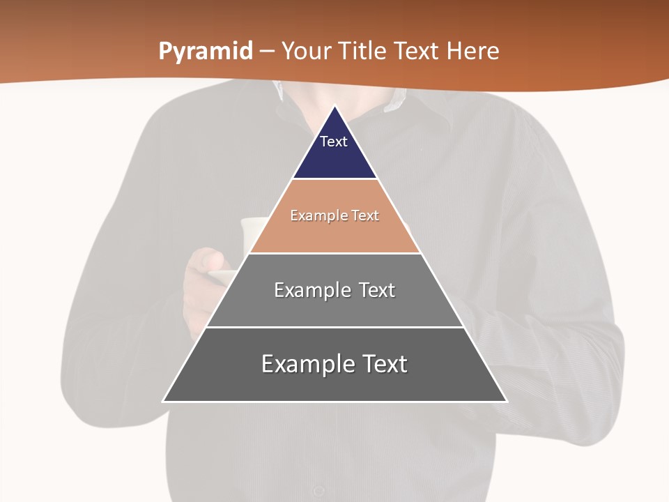 A Man Holding A Cup Of Coffee Powerpoint Template PowerPoint Template