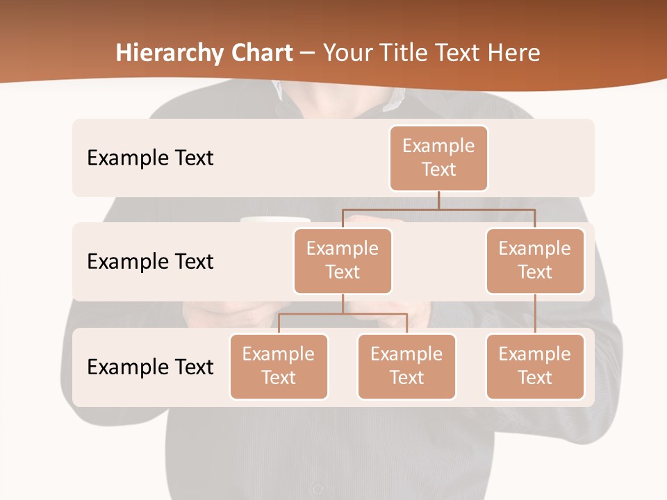 A Man Holding A Cup Of Coffee Powerpoint Template PowerPoint Template