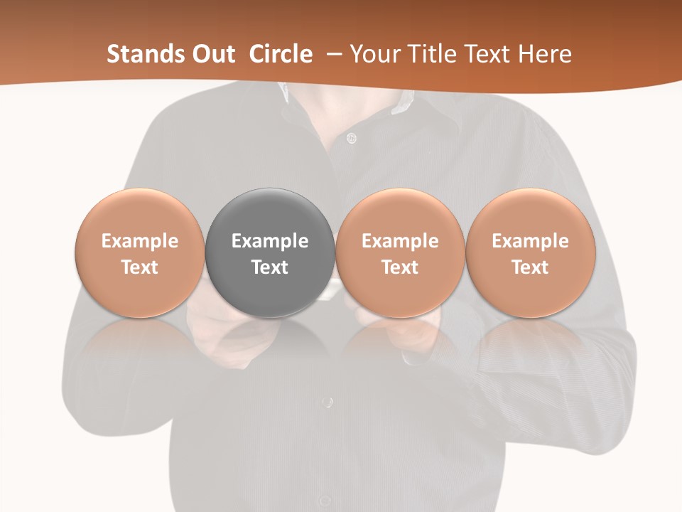 A Man Holding A Cup Of Coffee Powerpoint Template PowerPoint Template