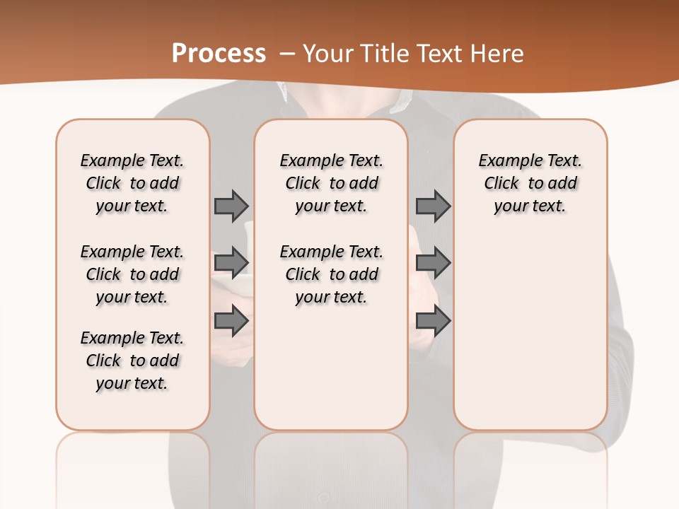 A Man Holding A Cup Of Coffee Powerpoint Template PowerPoint Template