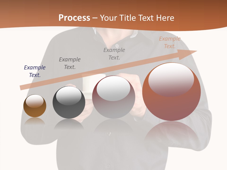 A Man Holding A Cup Of Coffee Powerpoint Template PowerPoint Template