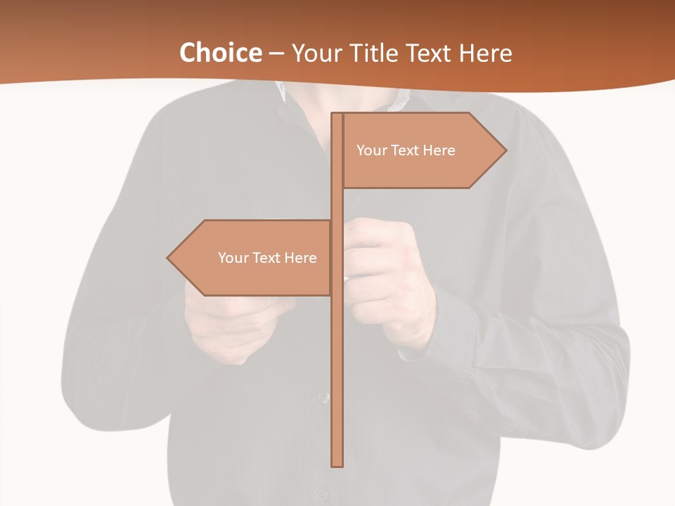 A Man Holding A Cup Of Coffee Powerpoint Template PowerPoint Template