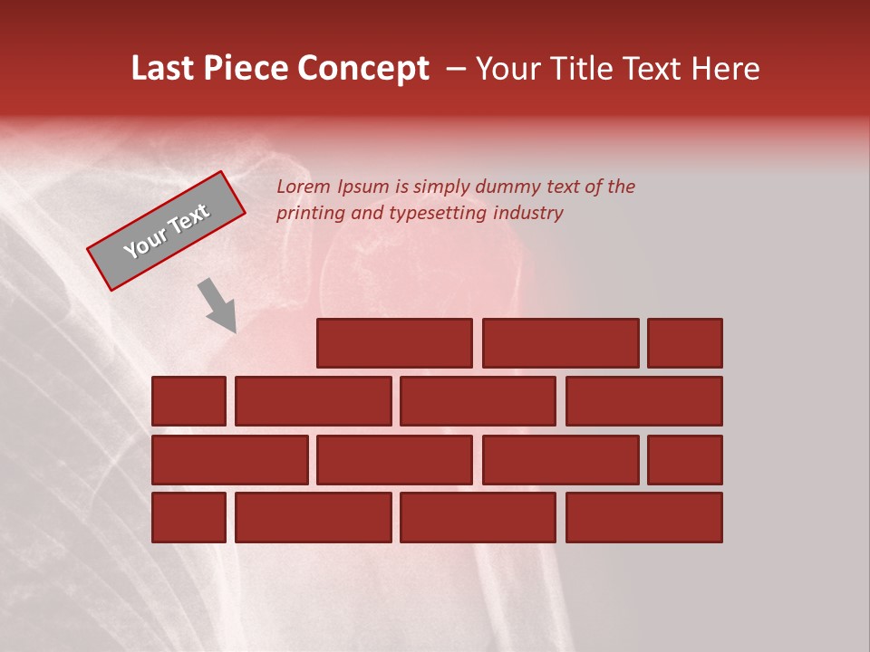 Medical Injury Humeral PowerPoint Template