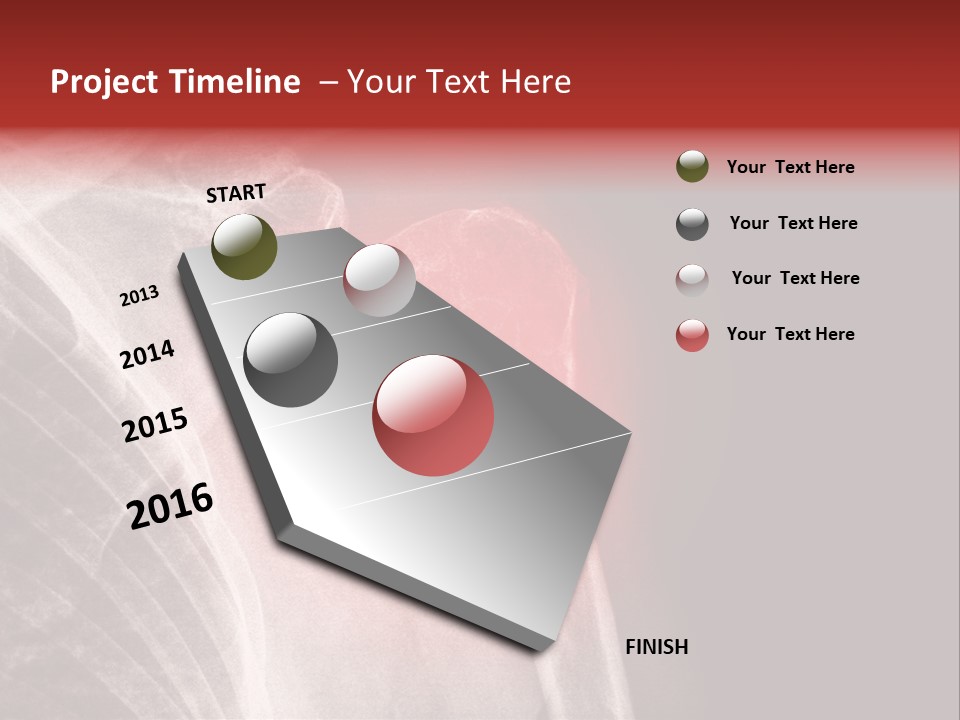 Medical Injury Humeral PowerPoint Template