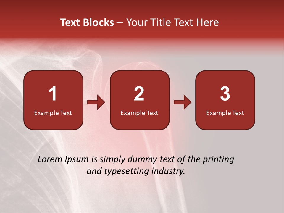 Medical Injury Humeral PowerPoint Template