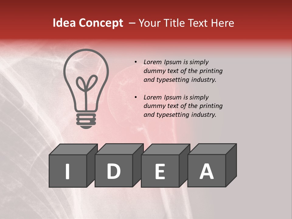 Medical Injury Humeral PowerPoint Template