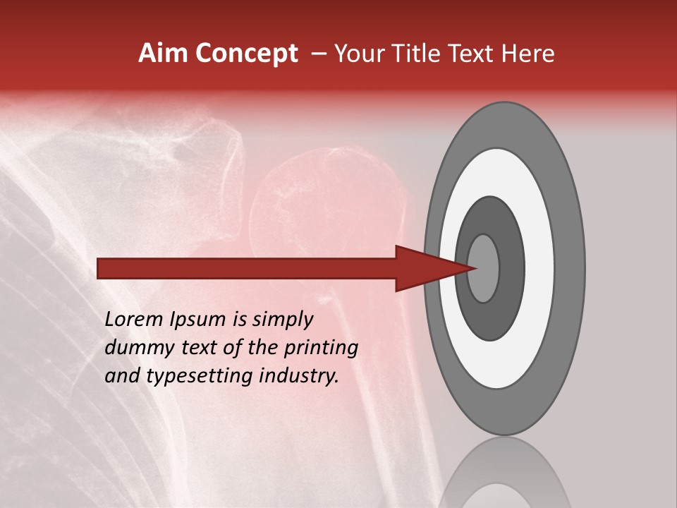 Medical Injury Humeral PowerPoint Template