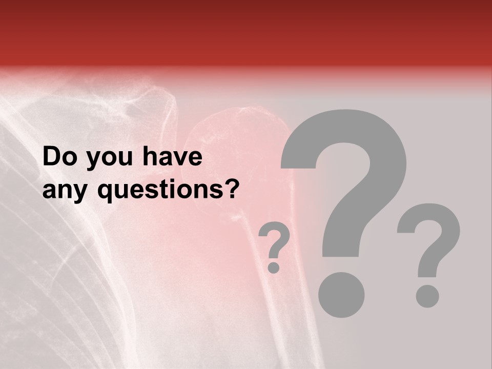 Medical Injury Humeral PowerPoint Template