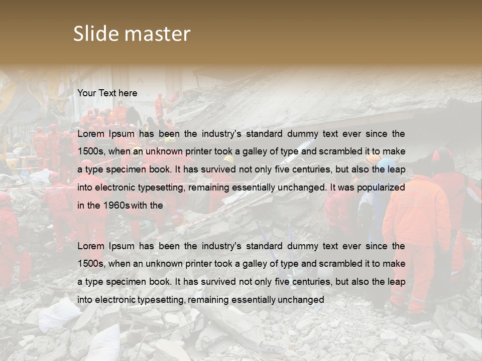 Rescue Speed Urgency PowerPoint Template