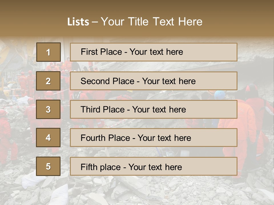 Rescue Speed Urgency PowerPoint Template