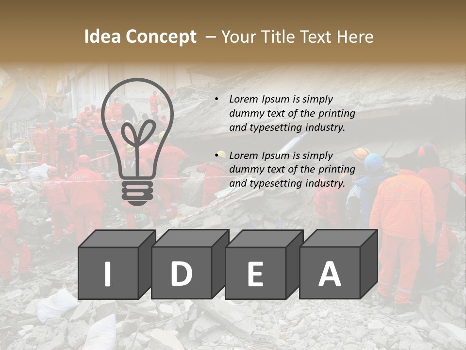 Rescue Speed Urgency PowerPoint Template