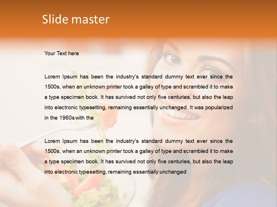 Cheerful Healthy Comfortable PowerPoint Template