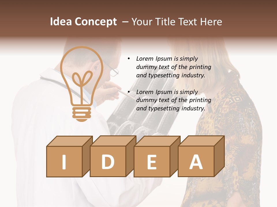 Tomography Patient Doctor PowerPoint Template