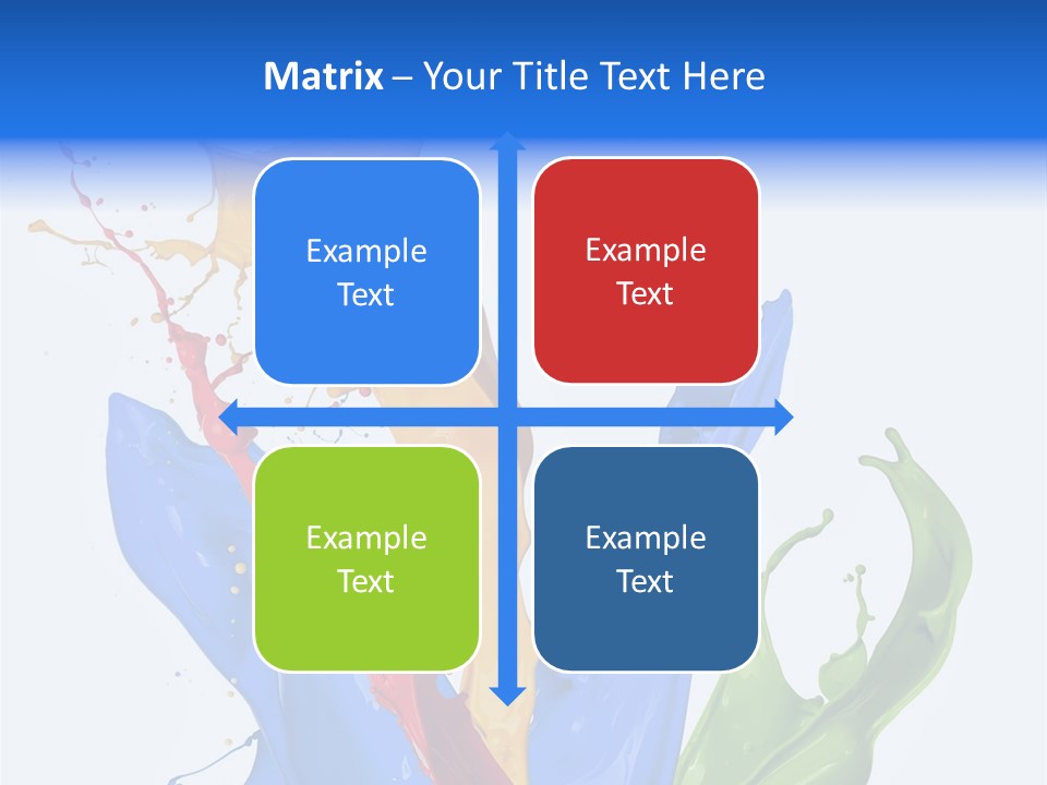 Fresh Splash Yellow PowerPoint Template