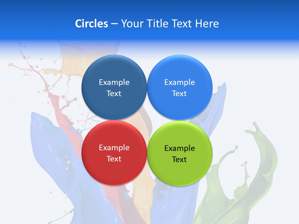 Fresh Splash Yellow PowerPoint Template