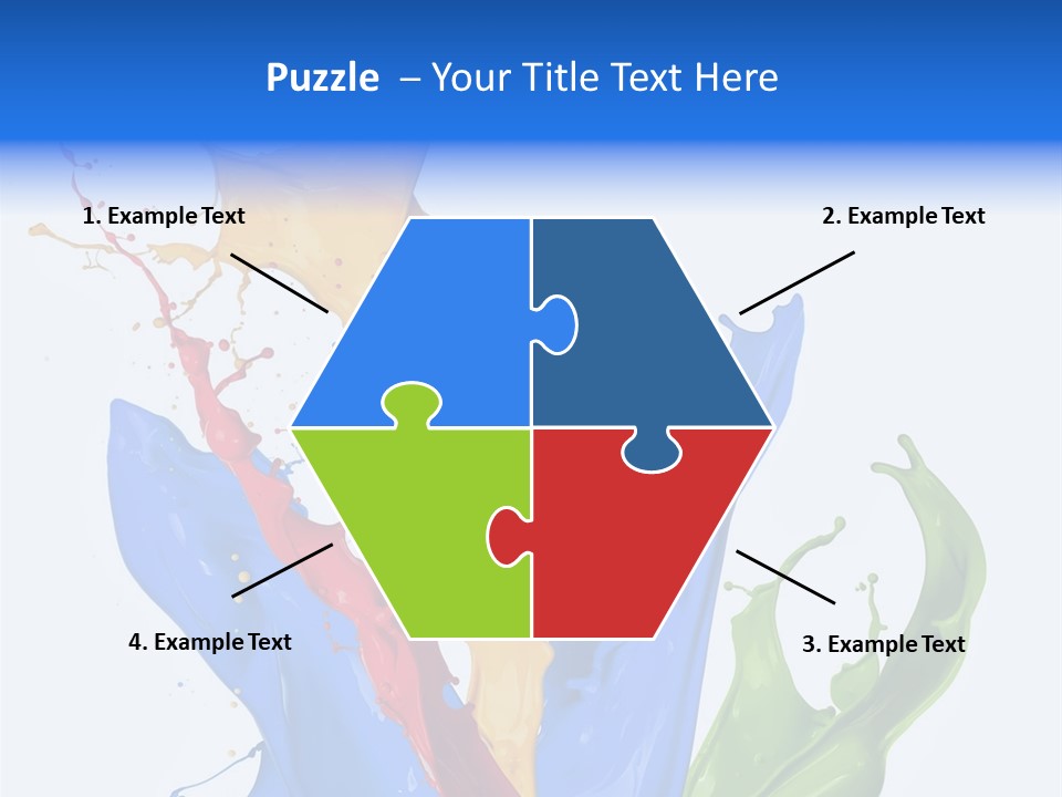 Fresh Splash Yellow PowerPoint Template