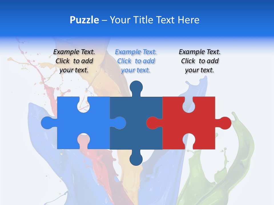 Fresh Splash Yellow PowerPoint Template