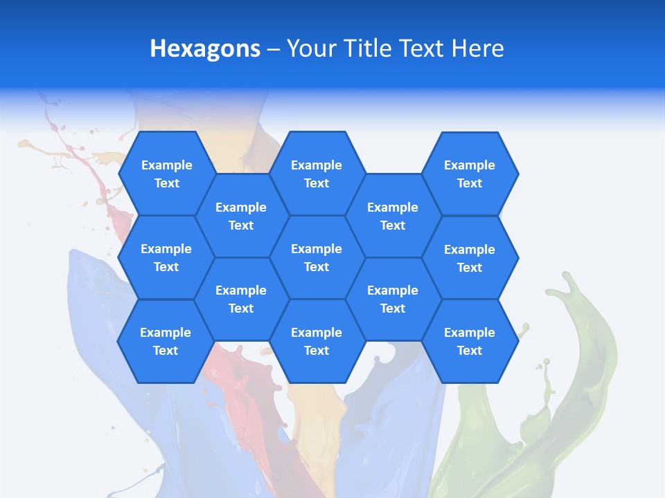 Fresh Splash Yellow PowerPoint Template