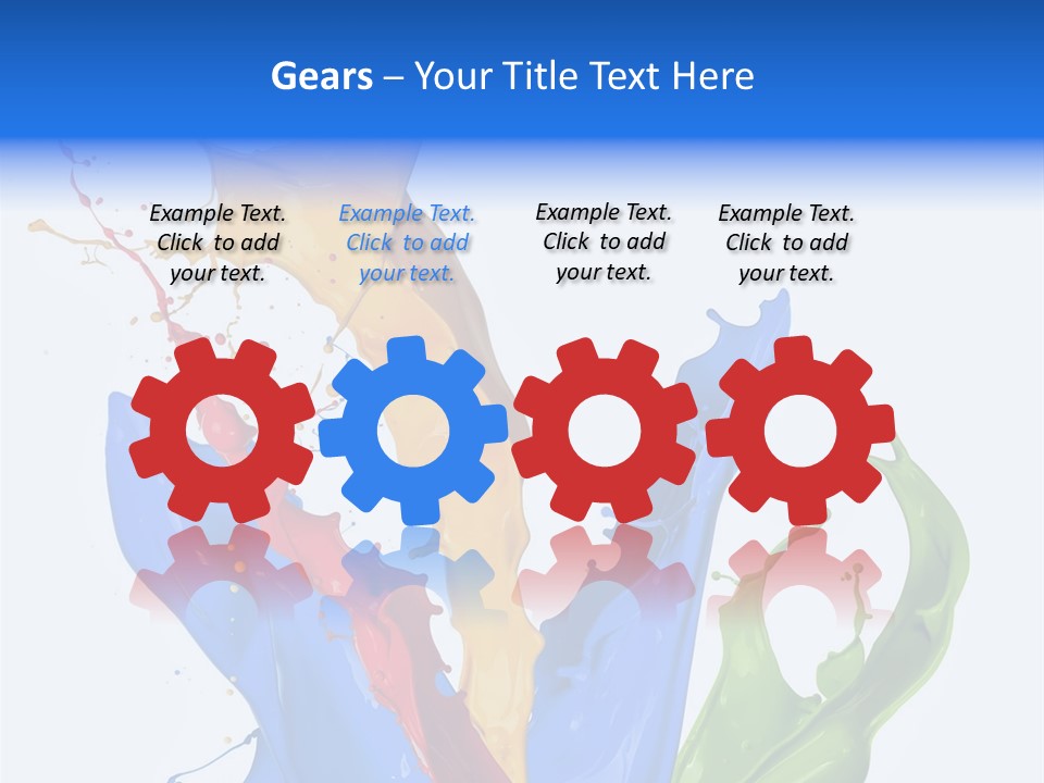 Fresh Splash Yellow PowerPoint Template