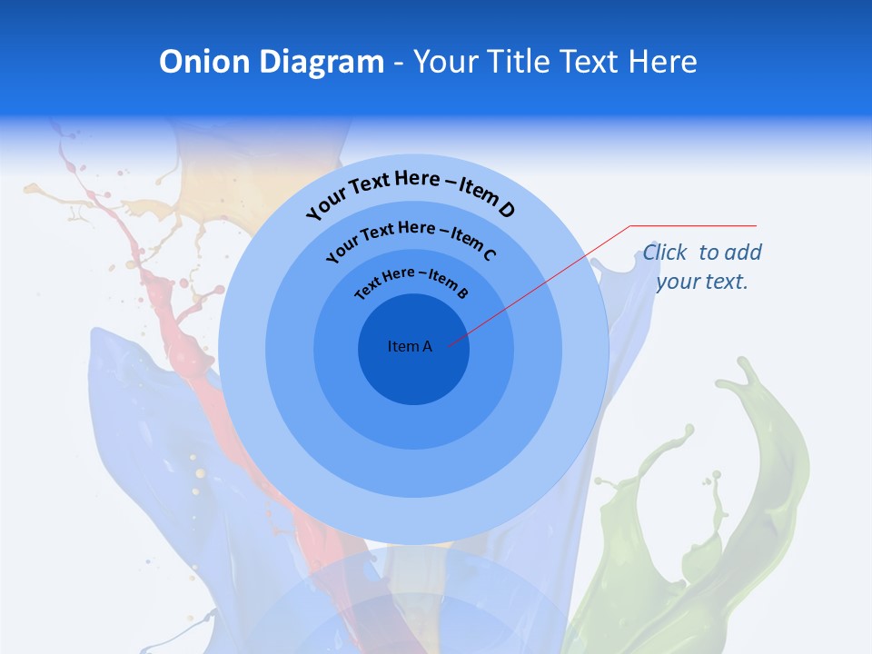 Fresh Splash Yellow PowerPoint Template