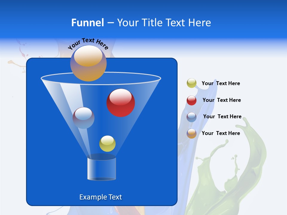 Fresh Splash Yellow PowerPoint Template