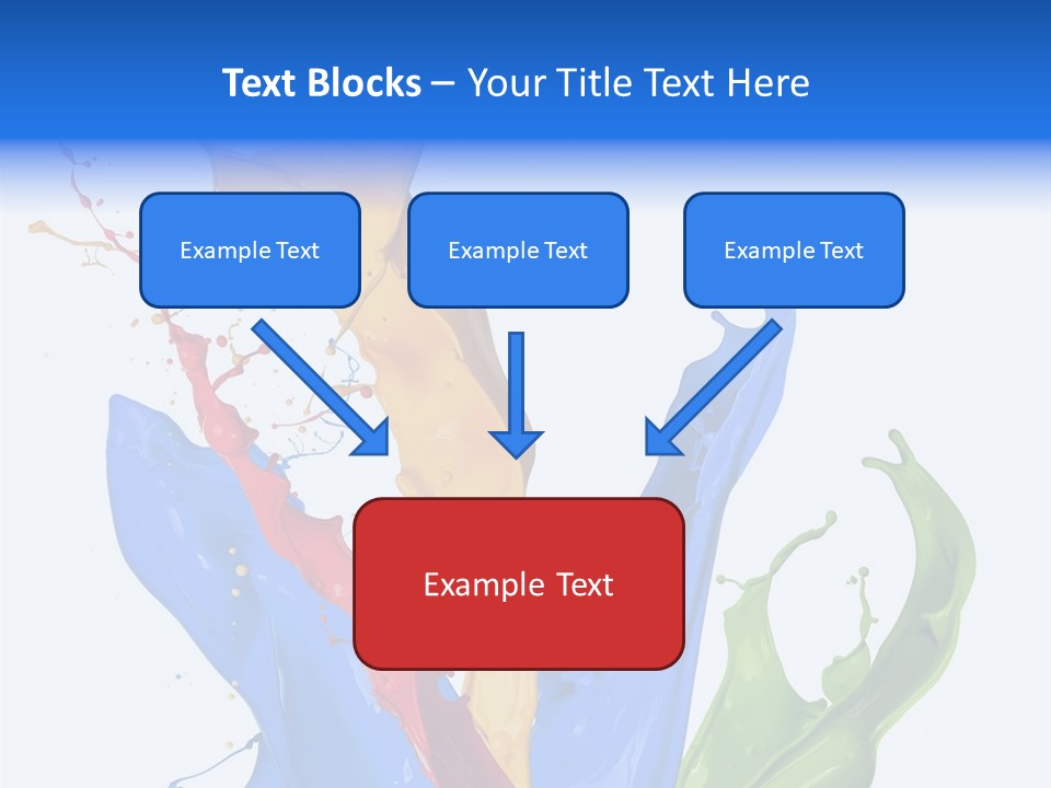 Fresh Splash Yellow PowerPoint Template