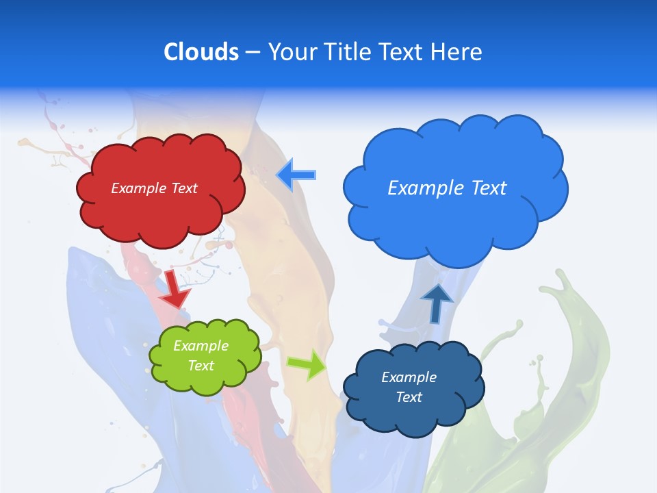 Fresh Splash Yellow PowerPoint Template