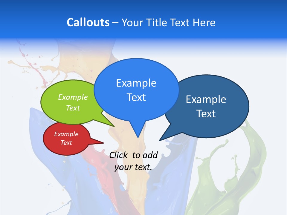 Fresh Splash Yellow PowerPoint Template