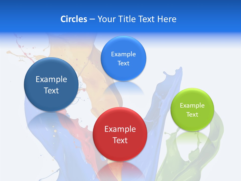 Fresh Splash Yellow PowerPoint Template