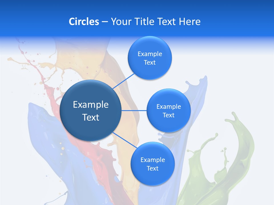 Fresh Splash Yellow PowerPoint Template