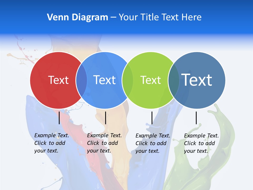 Fresh Splash Yellow PowerPoint Template