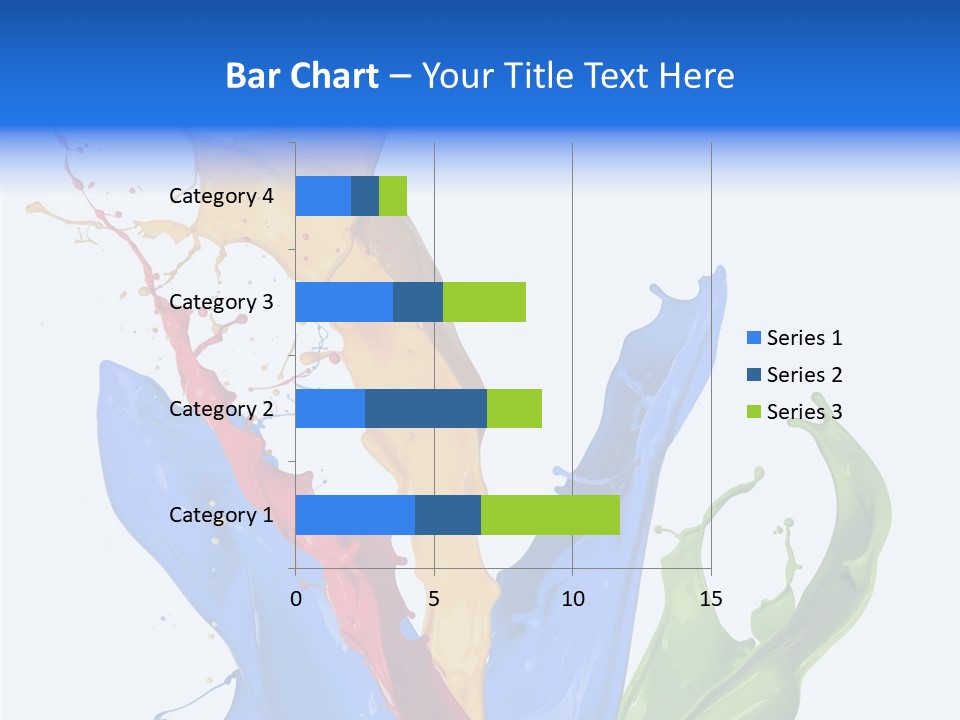 Fresh Splash Yellow PowerPoint Template