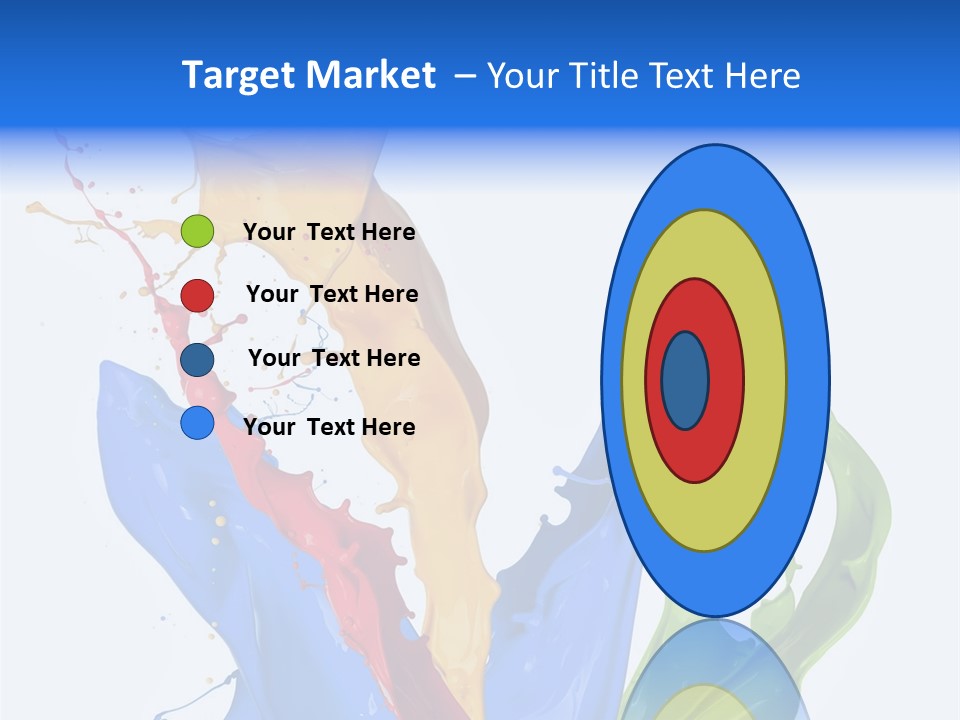 Fresh Splash Yellow PowerPoint Template