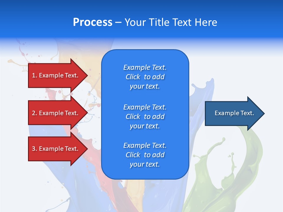 Fresh Splash Yellow PowerPoint Template