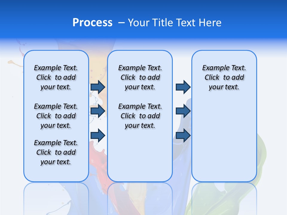Fresh Splash Yellow PowerPoint Template
