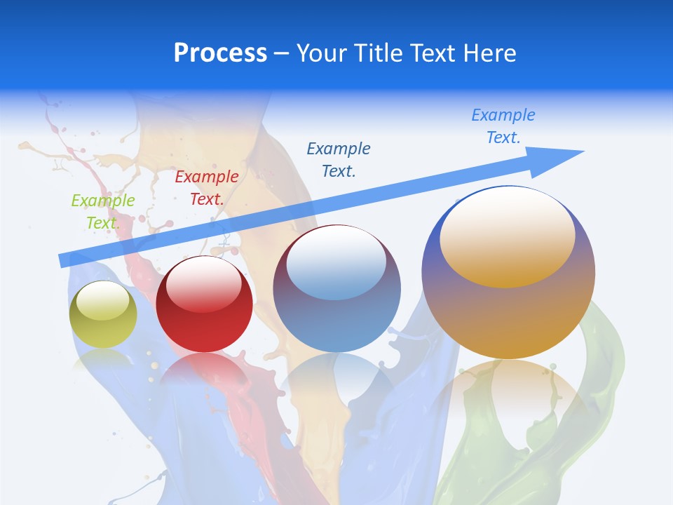 Fresh Splash Yellow PowerPoint Template