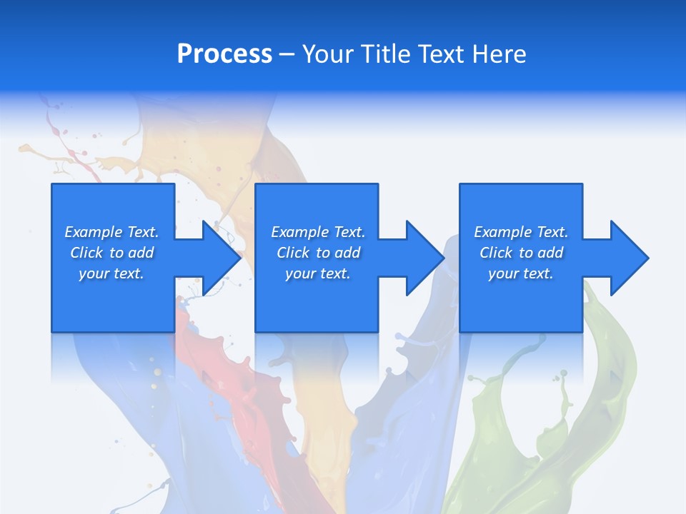 Fresh Splash Yellow PowerPoint Template