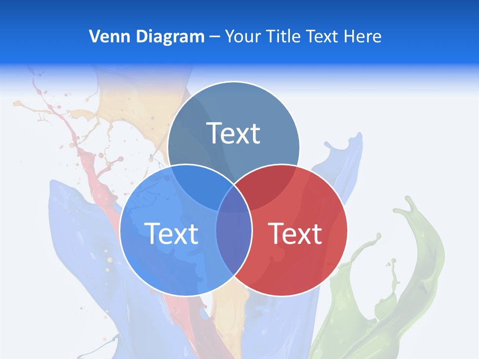 Fresh Splash Yellow PowerPoint Template