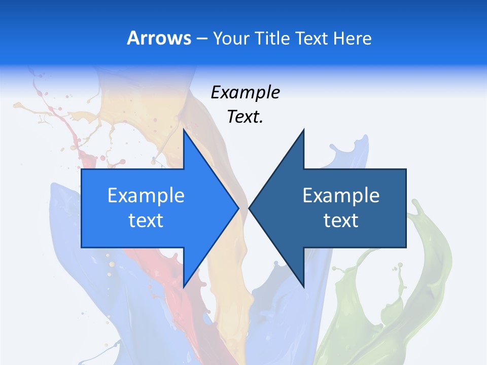 Fresh Splash Yellow PowerPoint Template