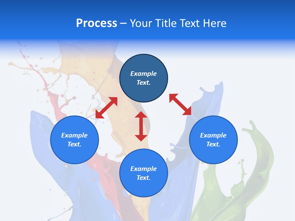 Fresh Splash Yellow PowerPoint Template