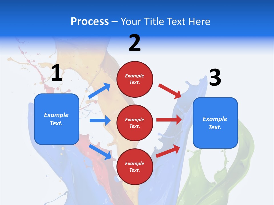 Fresh Splash Yellow PowerPoint Template