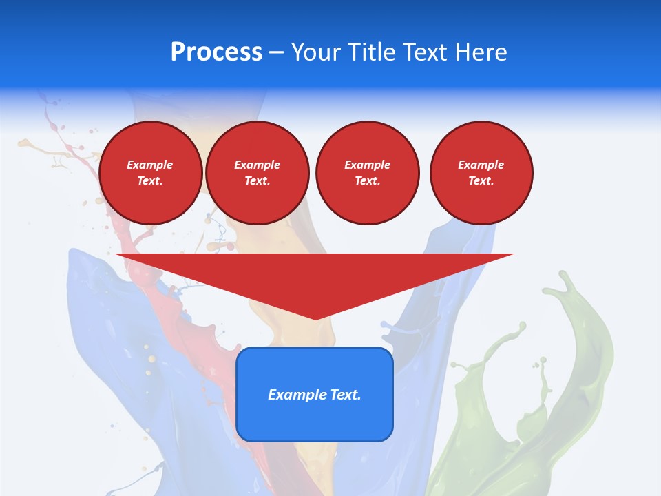 Fresh Splash Yellow PowerPoint Template