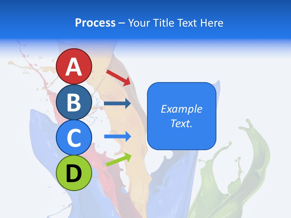 Fresh Splash Yellow PowerPoint Template